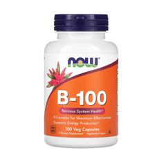 NOW Foods, B-100, 100 Veg Capsules