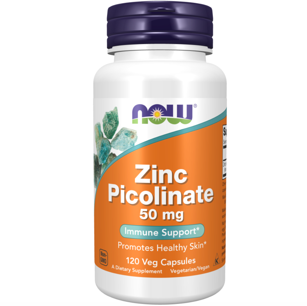 NOW Foods, Zinc Picolinate 50mg 60 vcaps