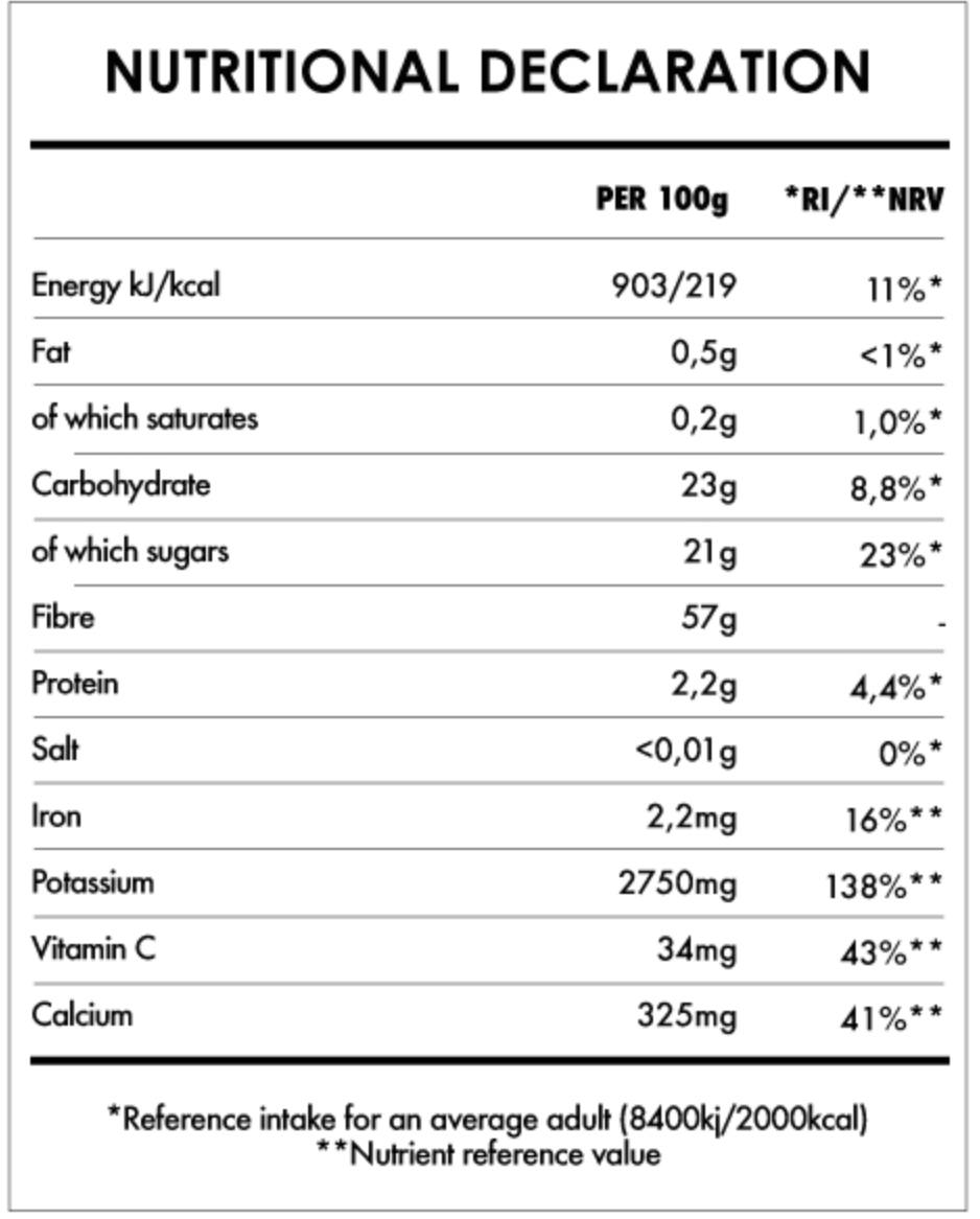 Iswari, BIO Baobab Powder 125g