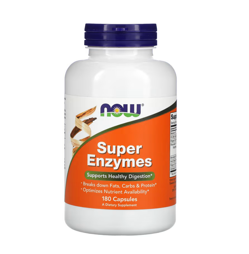 NOW Foods, Super Enzymes, 180 Capsules