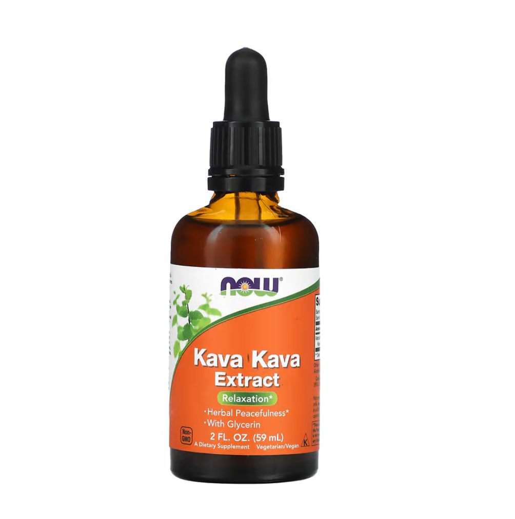 NOW Foods, Kava Kava Extract Liquid, 2 fl oz (59 ml)