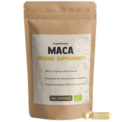 Cupplement, Maca Organic Capsules, 500 mg (100 capsules) - GREEN LIFE CYPRUS