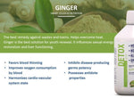 Screenshot of DETA ELIS DeLixir Detox supplement packaging showing a bottle with colorful label and health-focused design.