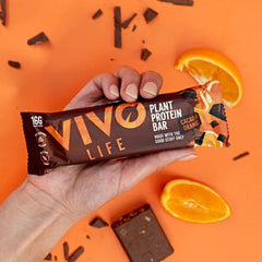 Plant Protein Bars: Cacao and Orange - Vivo Life - GREEN LIFE CYPRUS