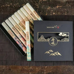 Set of 400 fragrance incense sticks in a gift box, featuring various scents from TEMU for aromatic home use.