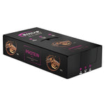 Multilayer protein bar by Genius Nutrition, a superfood snack in a 50g package with layered textures and vibrant packaging.