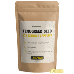 Cupplement, Fenugreek Seed Capsules, 500 mg (60 capsules) - GREEN LIFE CYPRUS