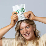 Vivo Life Inositol Powder supplement container with scoop, labeled for 60 servings, on a white background.