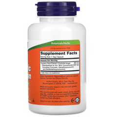 NOW Foods, Turmeric Curcumin, 60 Veg Capsules (665 mg per Capsule)