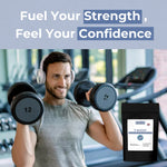 T-Boost natural energy supplement for men by Strength & Spices, featuring vitality-enhancing herbs and spices in a supplement capsule.