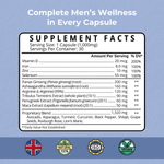 T-Boost supplement bottle by Strength & Spices for natural energy and vitality in men, featuring herbal spices and natural ingredients.