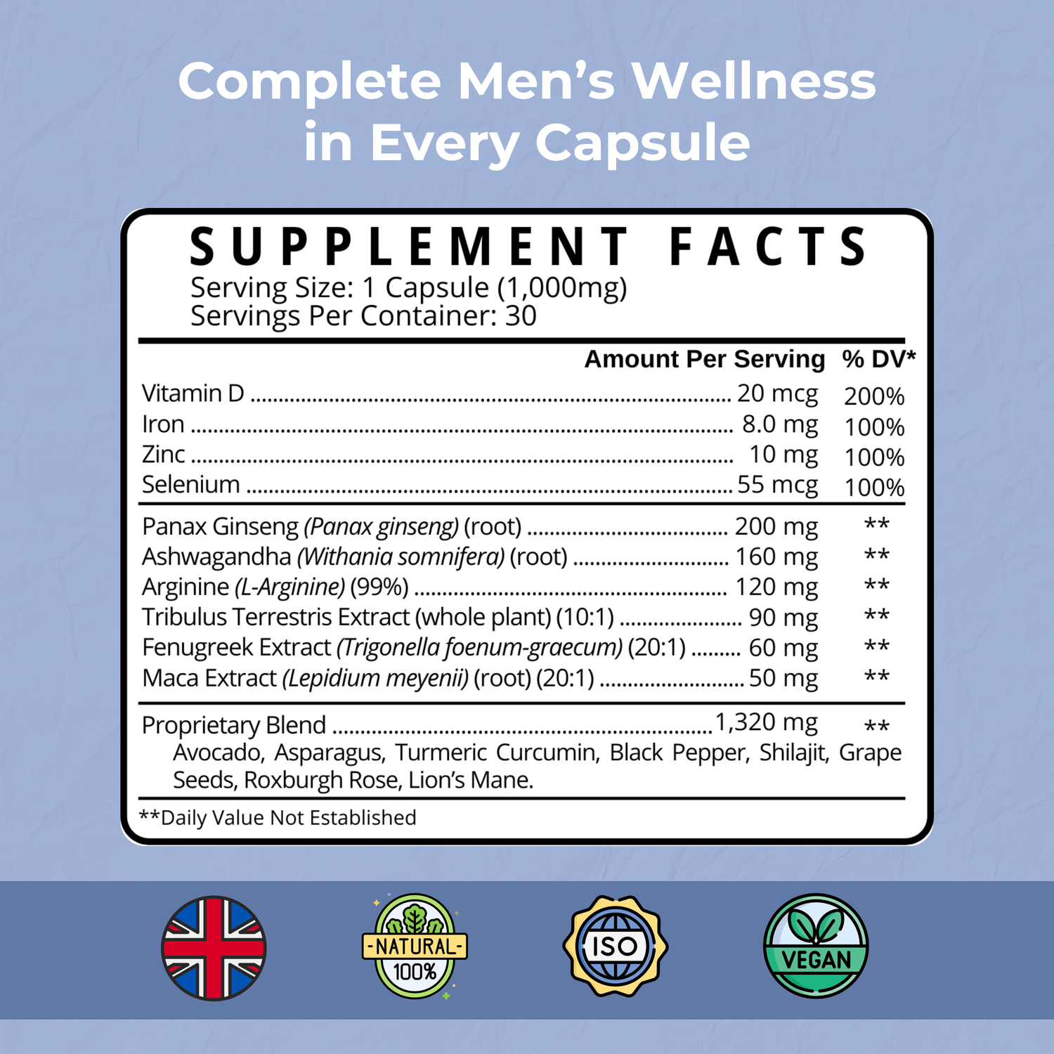 T-Boost supplement bottle by Strength & Spices for natural energy and vitality in men, featuring herbal spices and natural ingredients.