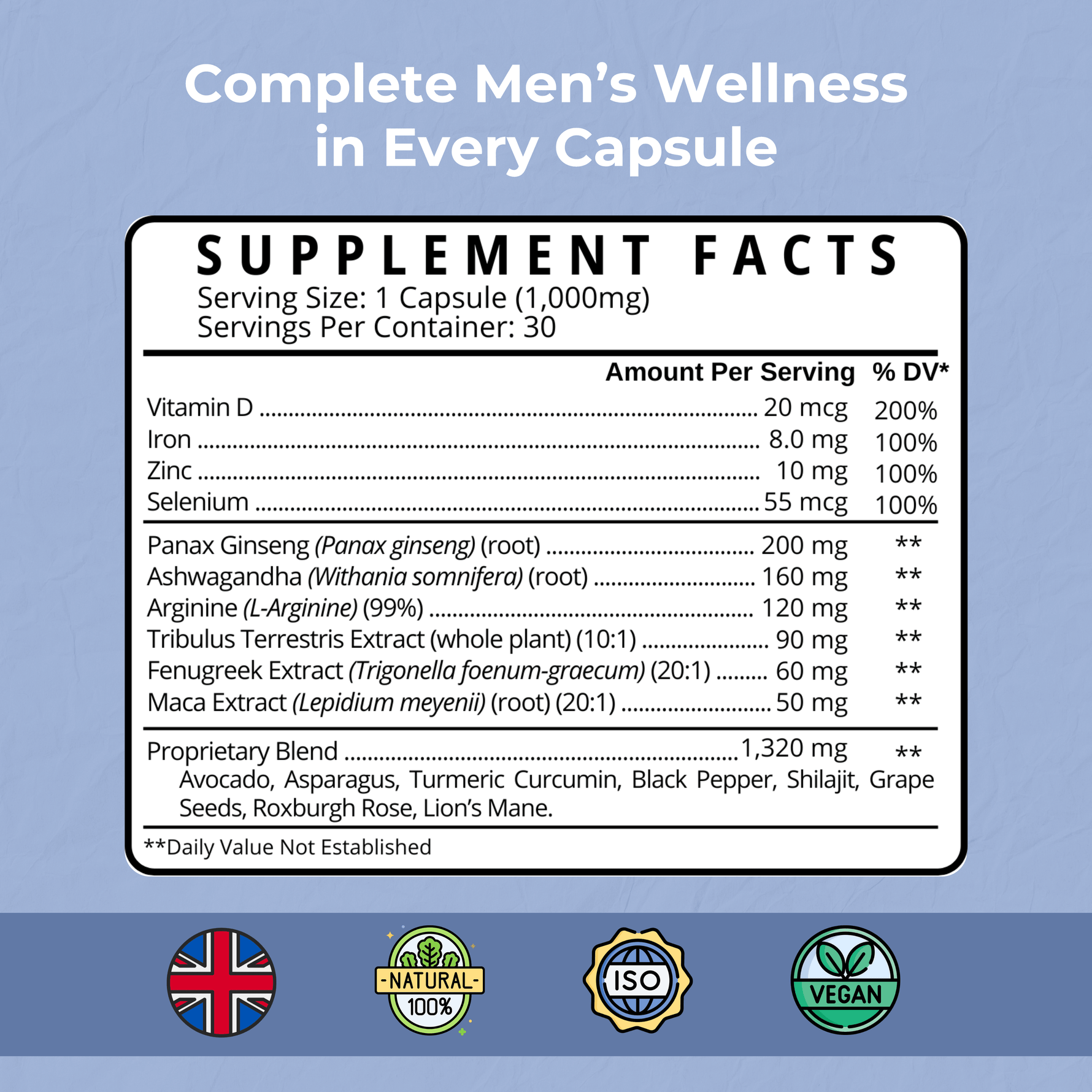 T-Boost supplement bottle by Strength & Spices for natural energy and vitality in men, featuring herbal spices and natural ingredients.
