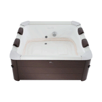 VIKING FITNESS MSpa Tribeca modular outdoor hot tub with seating for 4-6 people, featuring built-in jets and modern design.