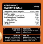 Creamy BIO almond butter spread from Genius Nutrition in a 250g jar, showcasing smooth texture and natural almond appearance.