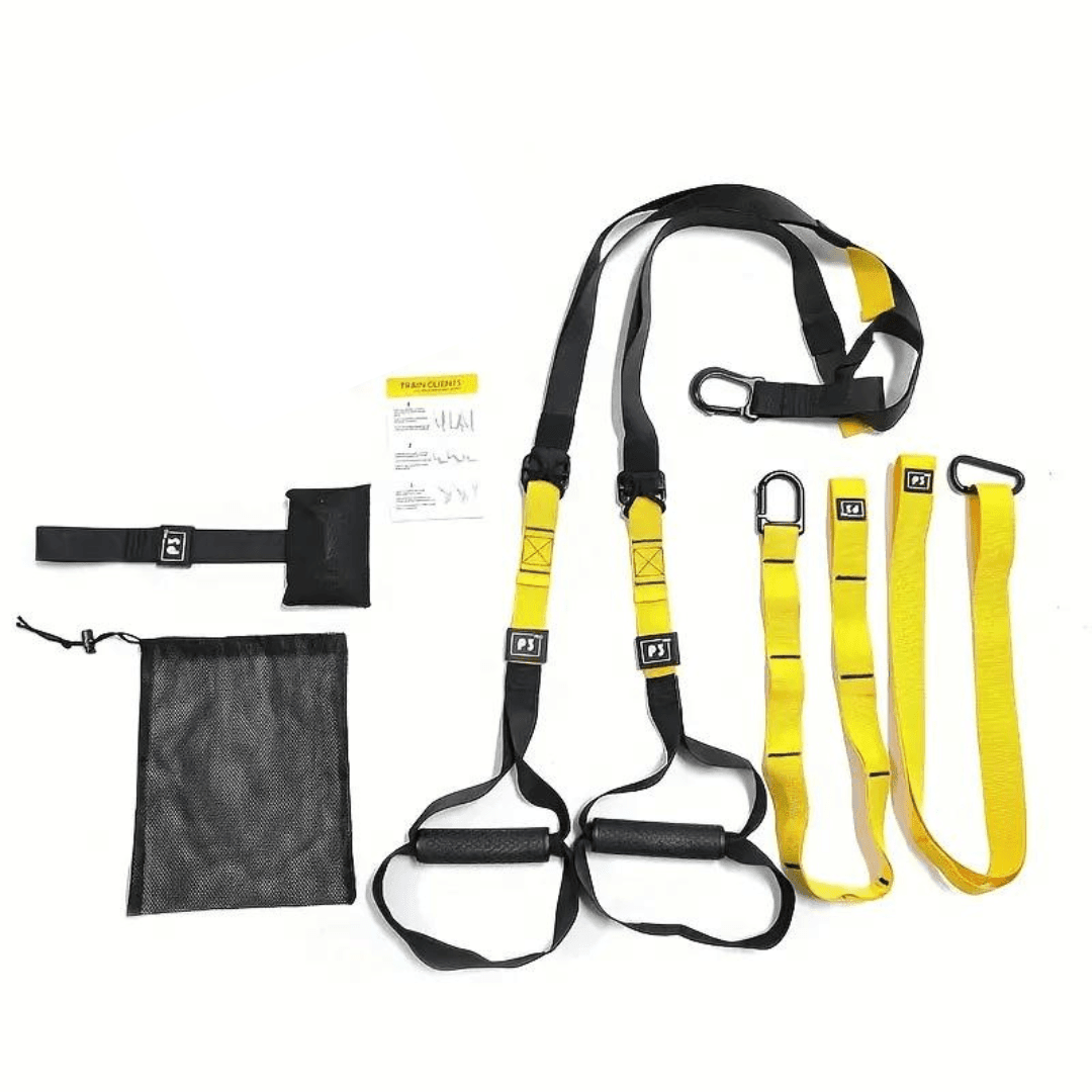 TEMU fitness hanging training strap for full-body workout, versatile fitness equipment for strength and flexibility training.