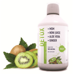 DeLixir Detox supplement bottle by DETA ELIS with labels and capsules visible in a clean, professional product image.