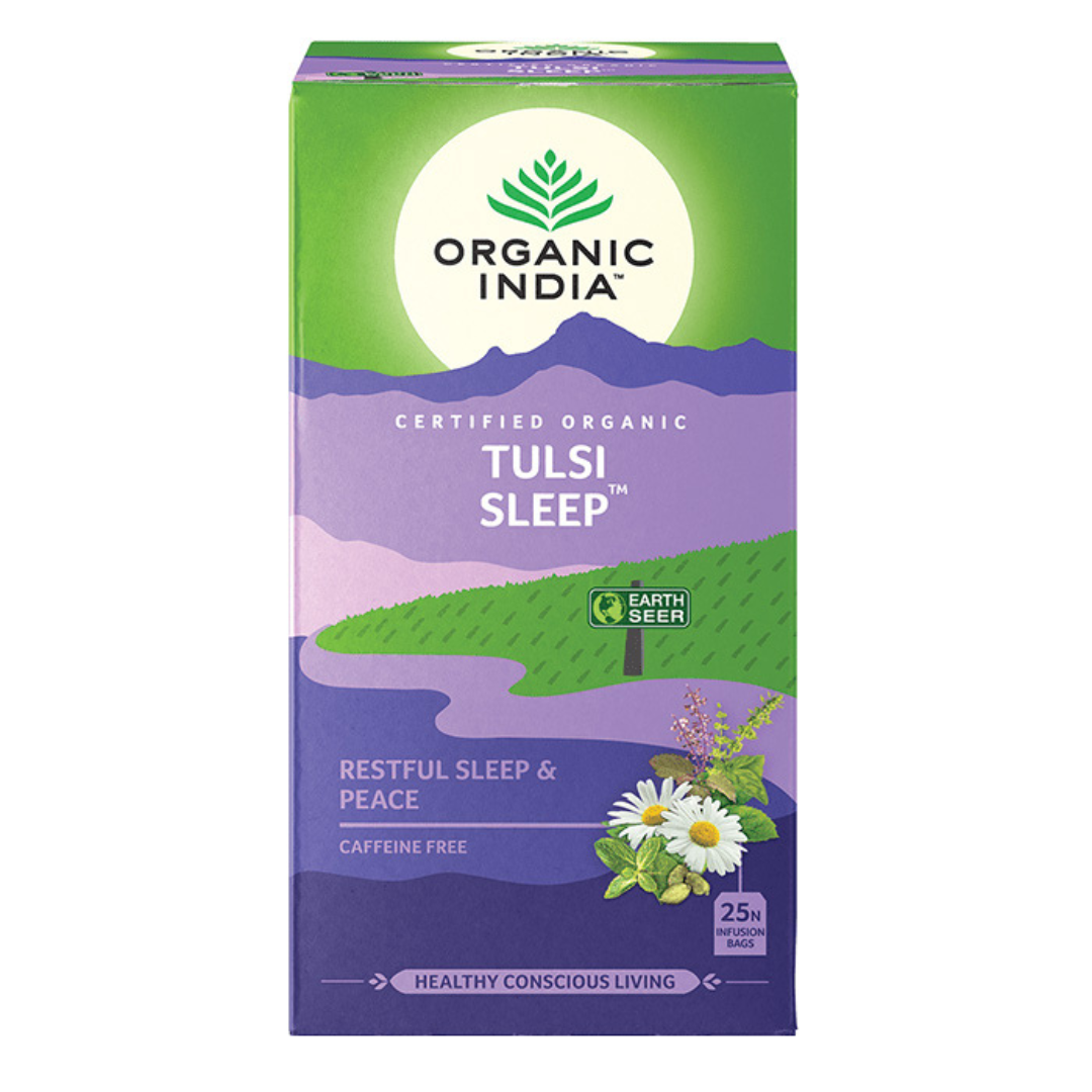 Organic India, BIO Tulsi Tea, Sleep, Caffeine Free, 25 Infusion Bags