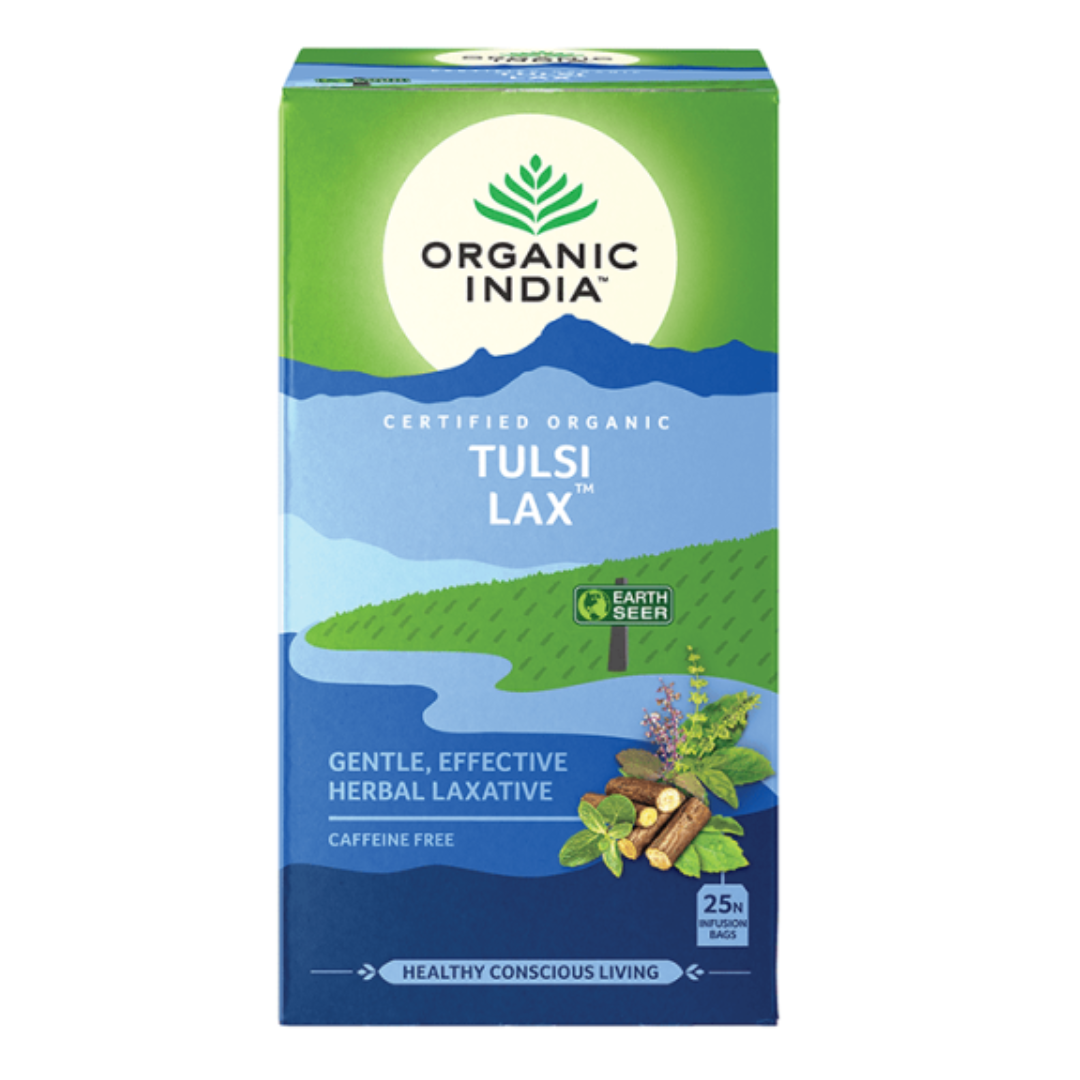 Organic India, BIO Tulsi Tea, Lax, Χωρίς Καφεΐνη, 25 σακουλάκια έγχυσης 