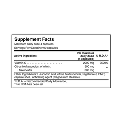 Natural Doctor, Vitamin C & Bioflavonoids, 90 Caps