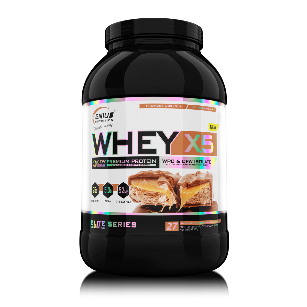 WHEY-X5® 900г/27 порций, Genius Nutrition 