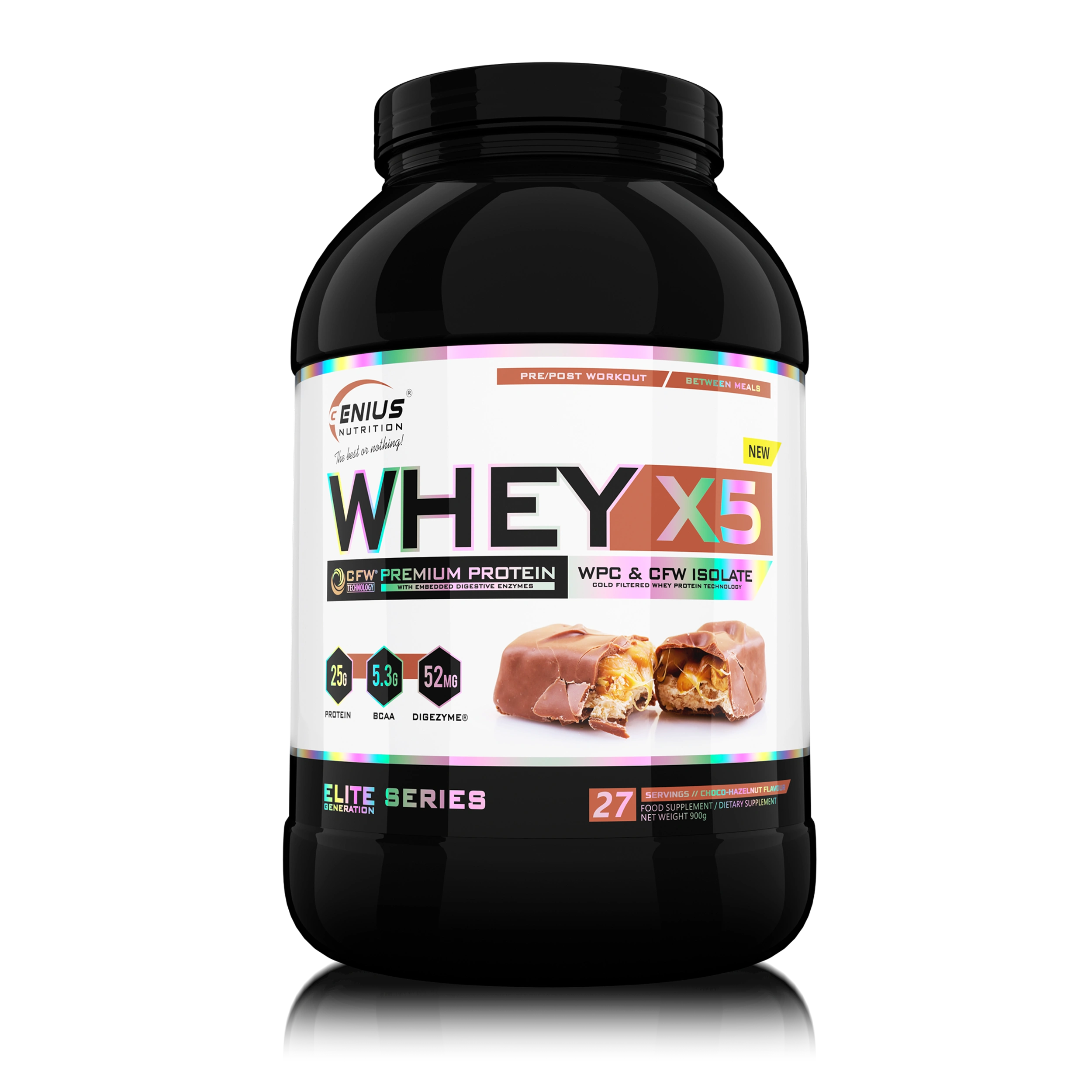 WHEY-X5® 900г/27 порций, Genius Nutrition 