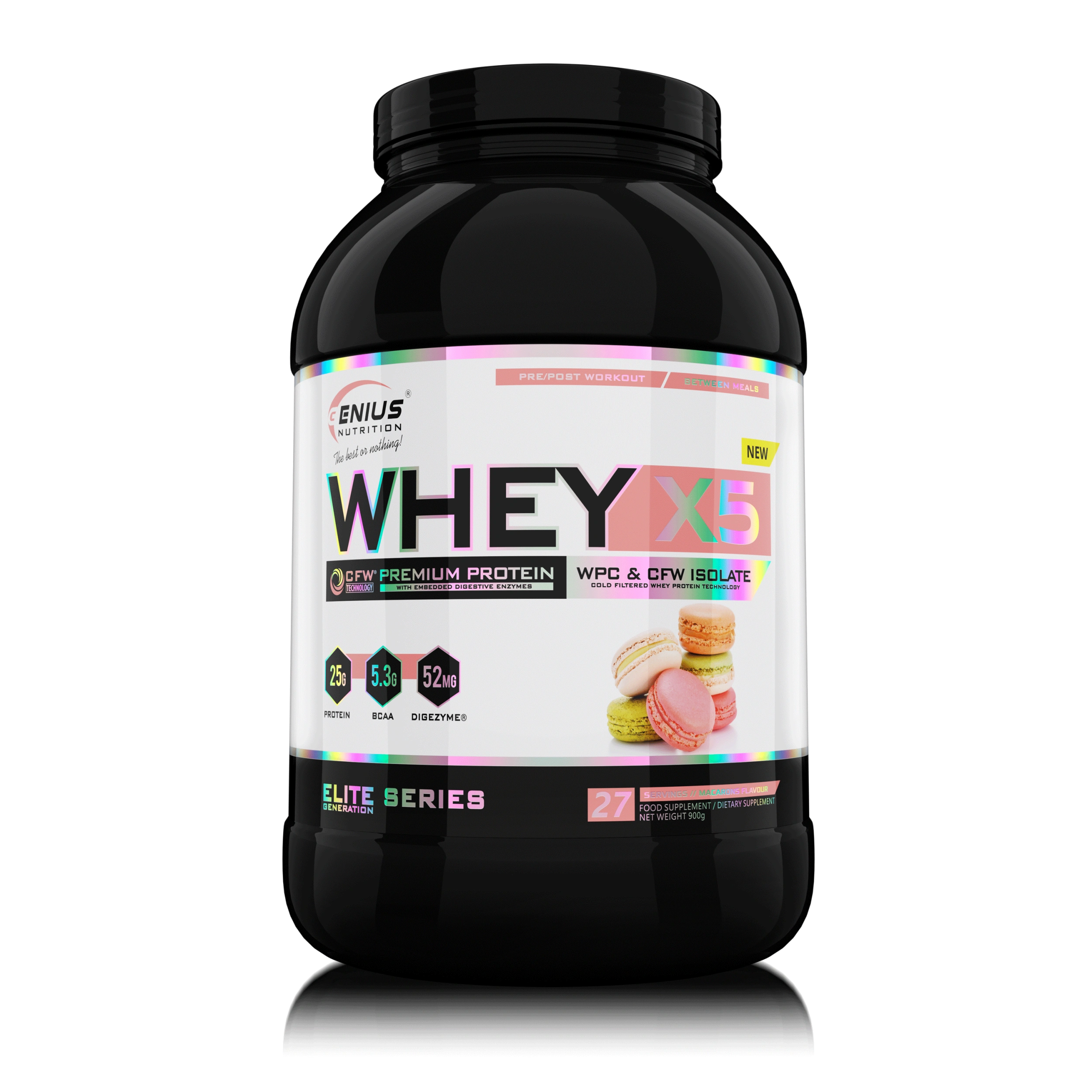 WHEY-X5® 900г/27 порций, Genius Nutrition 