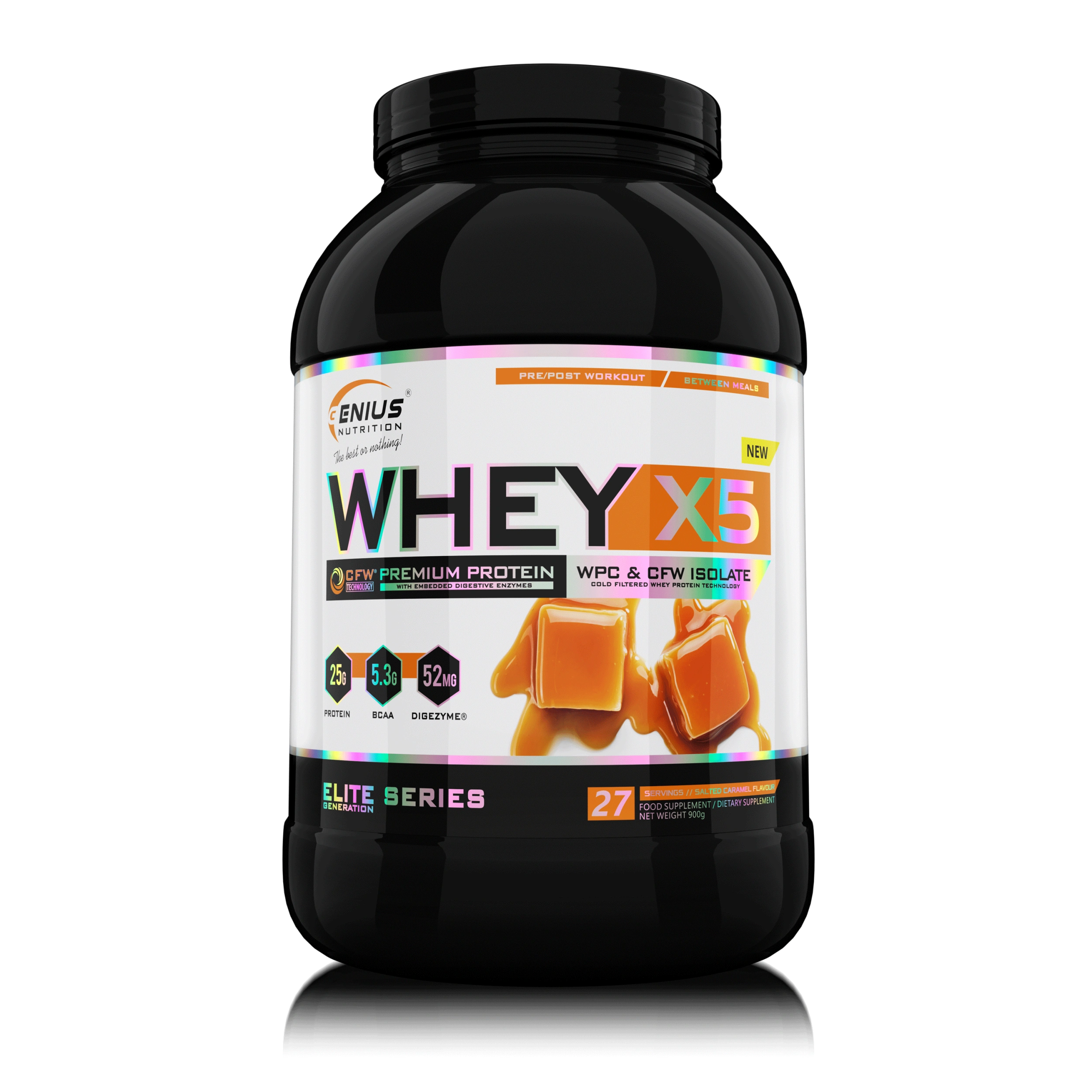 WHEY-X5® 900г/27 порций, Genius Nutrition 