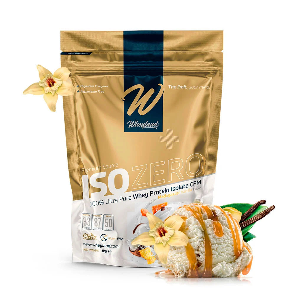 WheyLand ISOZERO 100 ultra pure whey protein isolate CFM Madagascar vanilla 1000 g | 30 g per serving