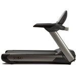 Side view of the VIKING FITNESS SHUA X-9 professional electric treadmill showing its running surface and control panel.