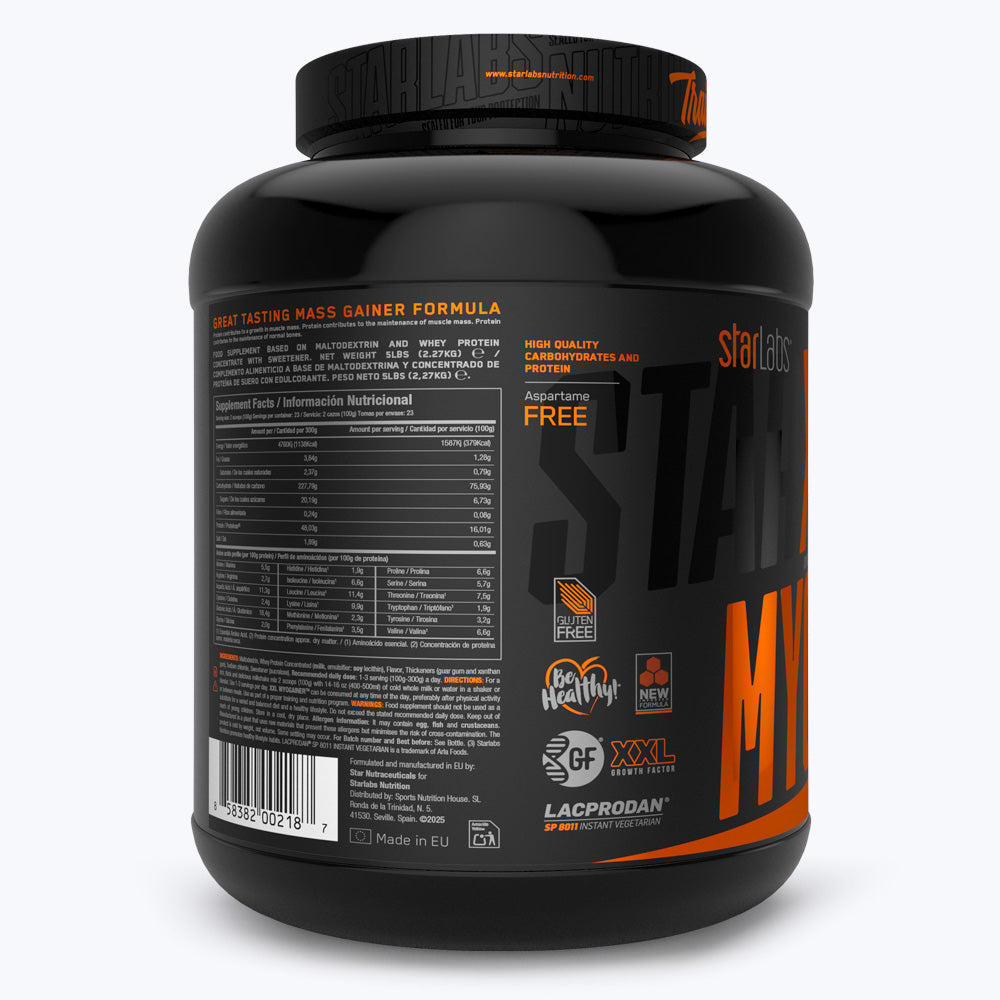 Starlabs Nutrition XXL Myogainer 2.27 kg | Approx. 23 Servings