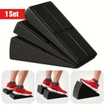 Set of three TEMU squat wedge pads with foam incline boards for exercise, stretching, and fitness workouts.