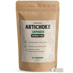 Cupplement, Artichoke Extract, 60 Capsules - GREEN LIFE CYPRUS