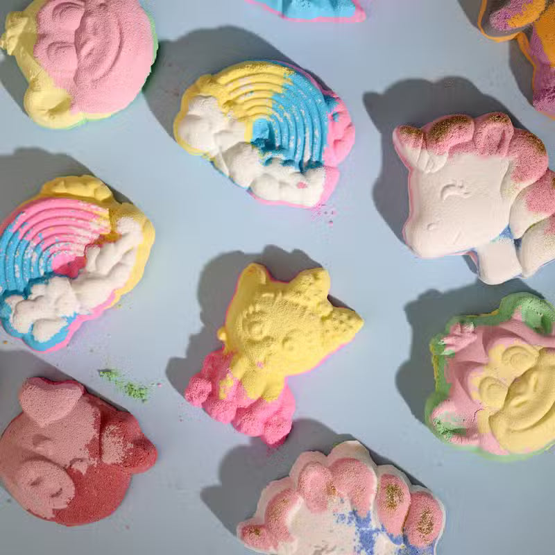 Random 1-peice Unicorn Bath Bombs – Passion Fruit, 100g Each