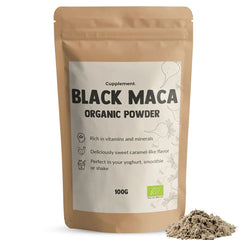 Cupplement, BIO Black Maca Powder, 100g - GREEN LIFE CYPRUS