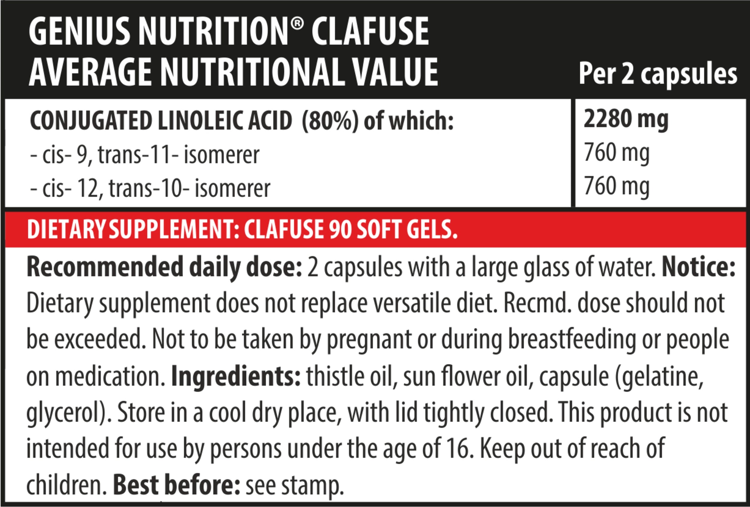 CLAFUSE 90softgels