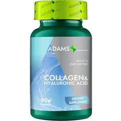 Adams Supplements, Collagen and Hyaluronic Acid, 90cps