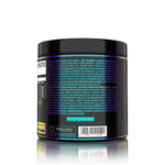 Genius Nutrition CREA-M5 supplement bottle with 200 unflavored capsules, showcasing label details on a white background.