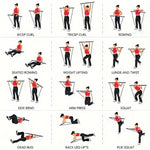 Portable TEMU Pilates bar kit with resistance bands, exercise bar, and latex cords for versatile fitness workouts.