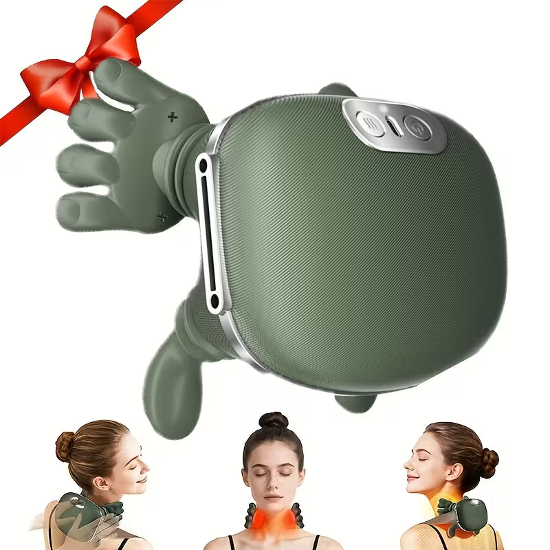 New Trapezius Massager Shoulder and Neck Massager Cervical Spine Heat Home Neck Massager