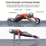 Silent abdominal wheel core and strength training accessory by TEMU, featuring a compact design for abdominal workouts.
