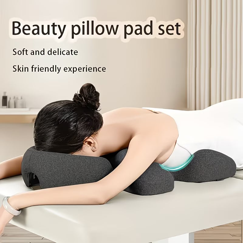 Bed Pillow Set – Ergonomic Comfort & Support Cushion (Light grey)