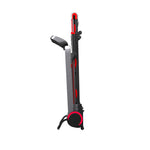 VIKING FITNESS RunSmart Electric Treadmill folded for storage, with a compact design and digital display panel.