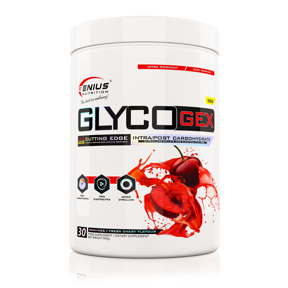 GlycoGex 900g/30 Serv, Genius Nutrition 