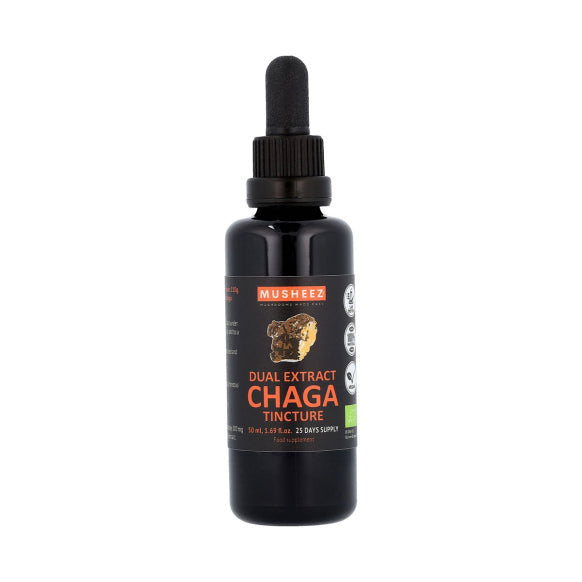 Musheez, BIO, Chaga Tincture Dual Extract 15:1, 50ml