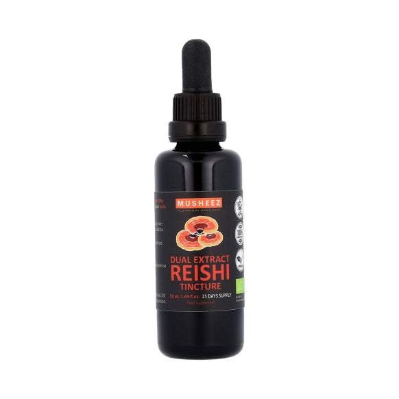 Musheez, BIO, Reishi Tincture Dual Extract 20:1, 50ml