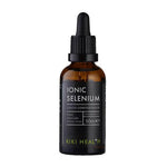 Herbalistas Kiki Health Ionic Selenium liquid supplement in a 50ml bottle with dropper for easy dosing.