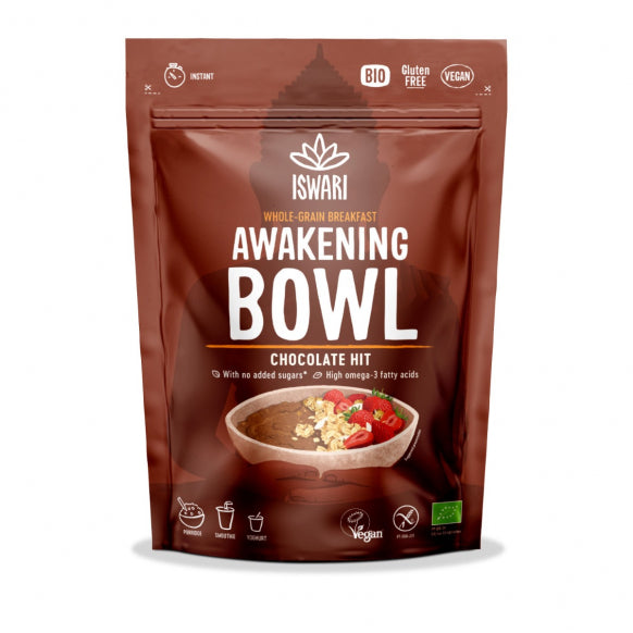 Iswari, BIO Awakening Bowl, Chocolate Hit, Gluten Free, 360g