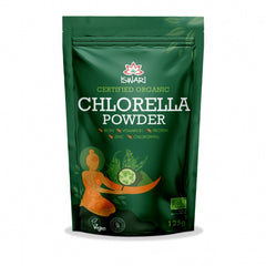 Iswari, BIO Chlorella Powder, Χωρίς γλουτένη, 125 γρ