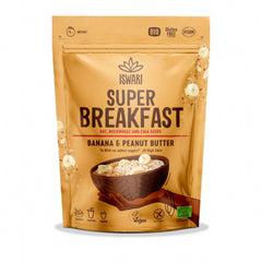 Iswari, BIO Super Breakfast, Banana & Peanut Butter, Gluten Free, 360g